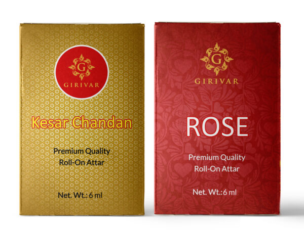 Kesar Chandan and Rose Attar Combo